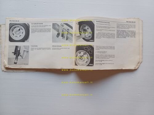 AUDI 80 tutti modelli 1979 manuale uso manutenzione italiano originale