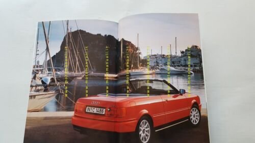 AUDI Cabriolet 1993 depliant OLANDESE originale DUTCH text