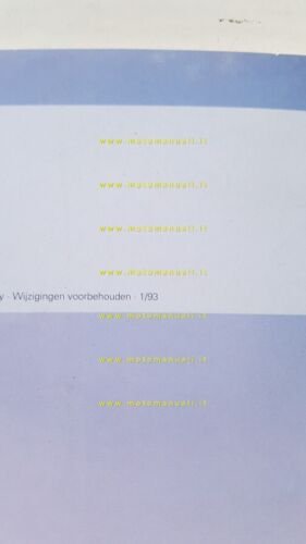 AUDI Cabriolet 1993 depliant OLANDESE originale DUTCH text