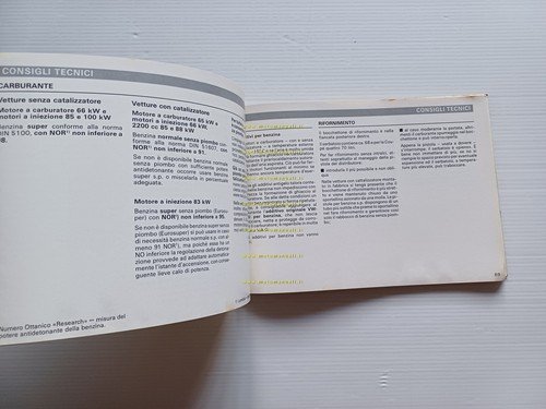 Audi Coupè Quattro 1986 manuale uso manutenzione libretto italiano originale