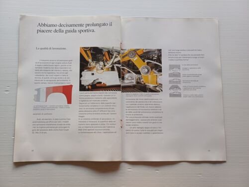 AUDI Coupè S2 1993 depliant originale italiano