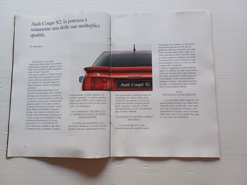 AUDI Coupè S2 1993 depliant originale italiano