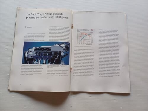 AUDI Coupè S2 1993 depliant originale italiano