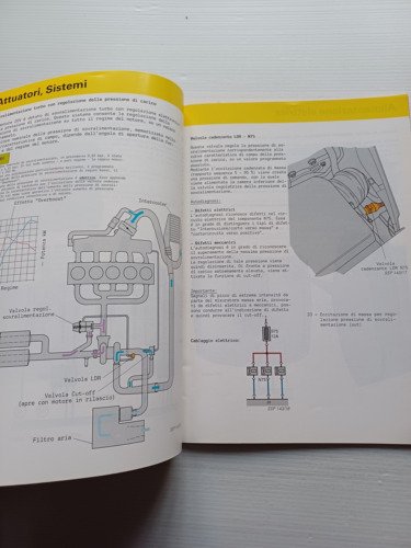 AUDI motore 20V-V8 1991 manuale opuscolo descrizione officine italiano originale