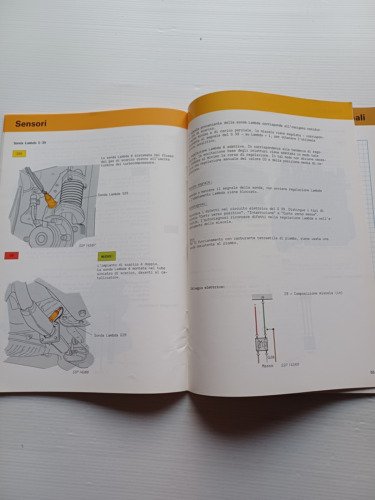 AUDI motore 20V-V8 1991 manuale opuscolo descrizione officine italiano originale