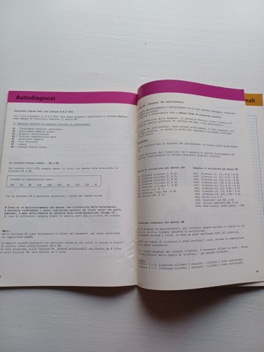 AUDI motore 20V-V8 1991 manuale opuscolo descrizione officine italiano originale