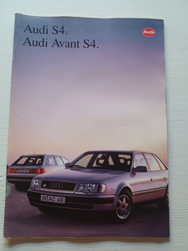 AUDI S4 - Avant S4 1992 depliant originale italiano