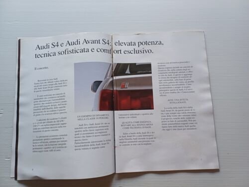 AUDI S4 - Avant S4 1992 depliant originale italiano