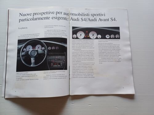 AUDI S4 - Avant S4 1992 depliant originale italiano