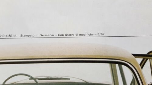 Audi Super 90 anni 60 depliant auto epoca originale brochure