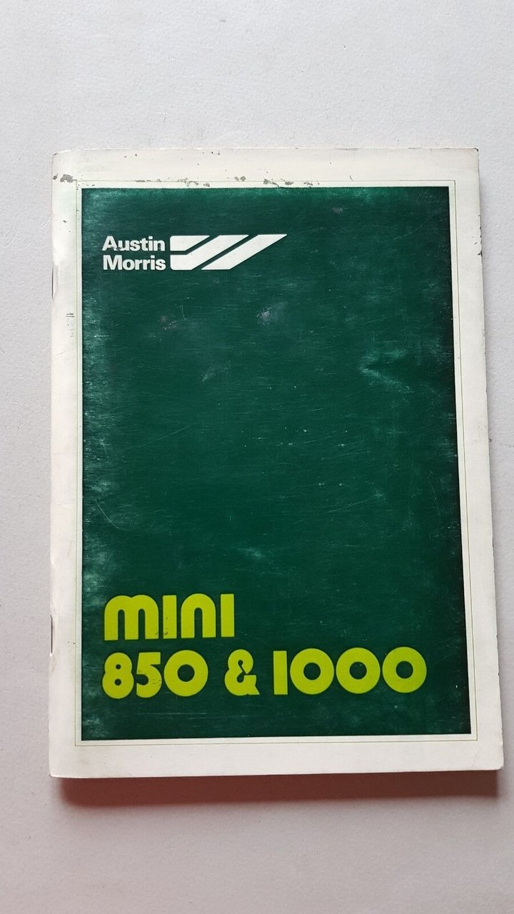 Austin Morris Mini 850 - 1000 1979 manuale uso originale …
