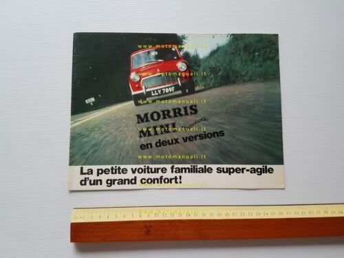Austin Morris Mini 850 1969 depliant originale francese