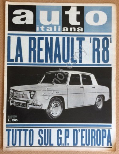Auto Italiana - 1962 n° 22 - Renault R8 - … | Immagine principale