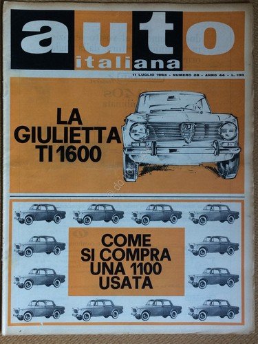 Auto Italiana - Anno 44 - numero 28 - 11 … | Immagine principale