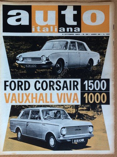 Auto Italiana - Anno 44 - numero 40 - 3 … | Immagine principale