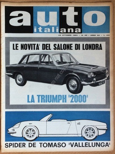 Auto Italiana - Anno 44 - numero 43 - 24 … | Immagine principale