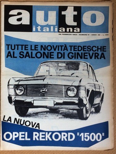 Auto Italiana - Anno 44 - numero 9 - 28 … | Immagine principale