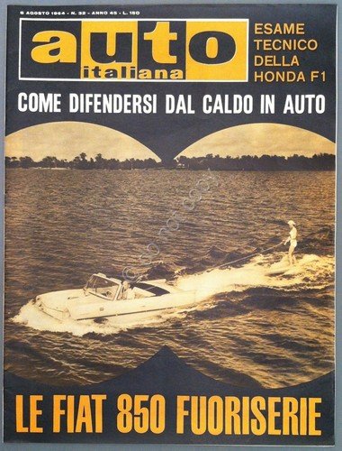 Auto Italiana - Anno 45 - N° 32 - 1964 … | Immagine principale