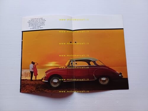 Auto Union 1000 S Coup De Luxe depliant francese originale