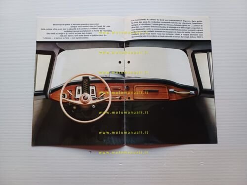 Auto Union 1000 S Coup De Luxe depliant francese originale
