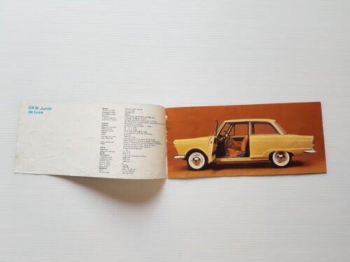 Auto Union-DKW produzione modelli 1959 depliant originale italiano