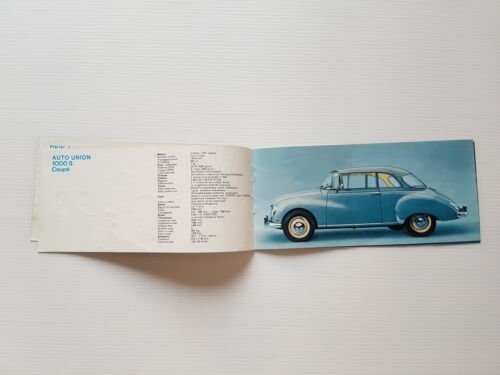 Auto Union-DKW produzione modelli 1959 depliant originale italiano