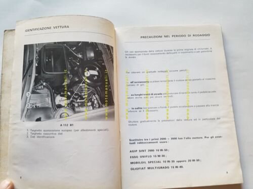 Autobianchi A 112 - A 112 Abarth 1978 manuale uso …