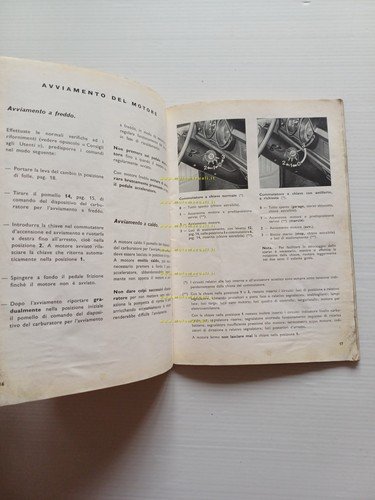 Autobianchi A 112 1a serie 1970 manuale uso manutenzione originale