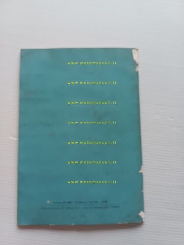 Autobianchi Bianchina Panoramica 1962 manuale uso libretto originale