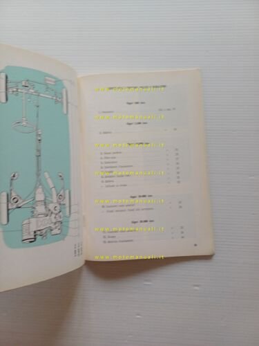 Autobianchi Bianchina Panoramica 1966 manuale uso manutenzione libretto original
