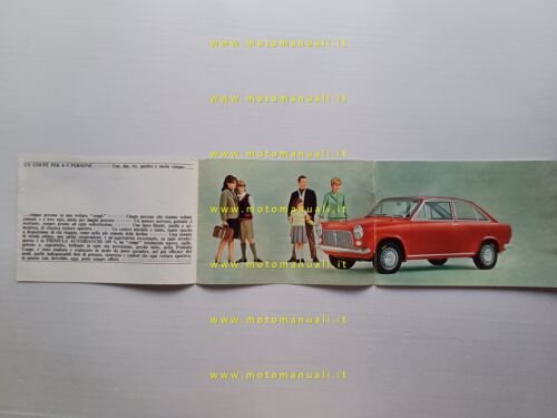 Autobianchi Primula Coup 1965 depliant italiano originale