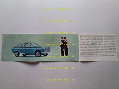 Autobianchi Primula Coup 1965 depliant italiano originale