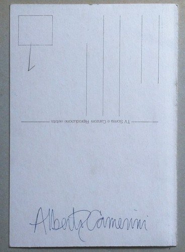 Autografo - Alberto Camerini - cantante singer - TV Sorrisi …