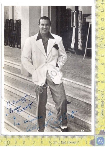 Autografo - Autograph - Alberto Rabagliati - Milano - Roma … | Immagine principale