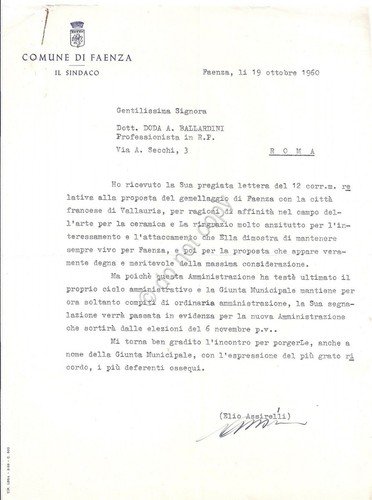 Autografo - Autograph - Elio Assirelli - Senatore - Sindaco …