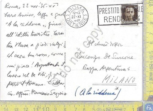 Autografo - Autograph - Francesco Sapori - Scrittore e Critico … | Immagine principale