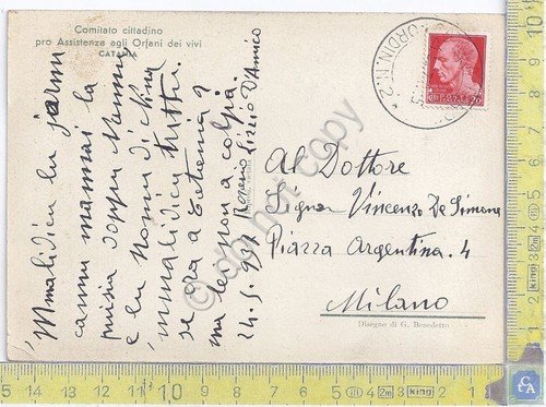 Autografo - Autograph - Rosario Lizzio D'Amico - Poeta Siciliano … | Immagine principale