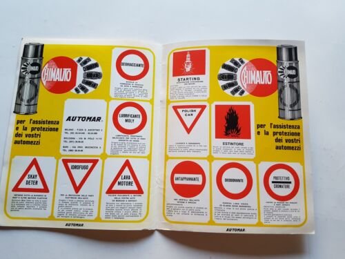 AUTOMAR accessori speciali auto trombe bitonali clacson originale anni 70