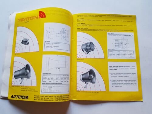 AUTOMAR accessori speciali auto trombe bitonali clacson originale anni 70