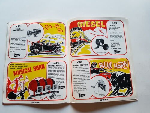 AUTOMAR accessori speciali auto trombe bitonali clacson originale anni 70