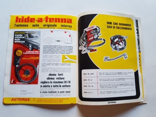 AUTOMAR accessori speciali auto trombe bitonali clacson originale anni 70