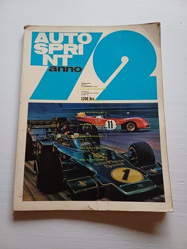 Autosprint annuario gare 1972 originale