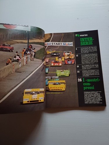 Autosprint annuario gare 1972 originale