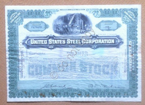 Azioni Shares - Certificato 25 azioni United States Steel Corporation … | Immagine principale