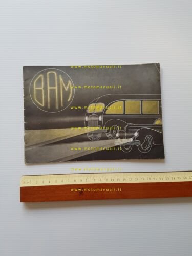 B.A.M. catalogo fari supplementari e antinebbia depliant originale italiano