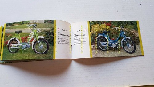 B.M. catalogo produzione ciclomotori 50 anni 70 depliant originale brochure