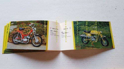 B.M. catalogo produzione ciclomotori 50 anni 70 depliant originale brochure