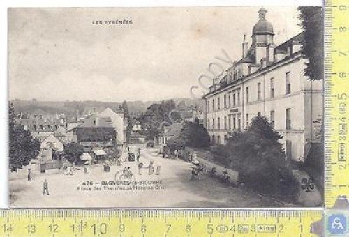 Bagneres de Bigorre - Piazza delle Terme - 1906