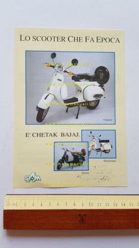 Bajay Chetak 125 - 150 D 12V Electronic depliant originale