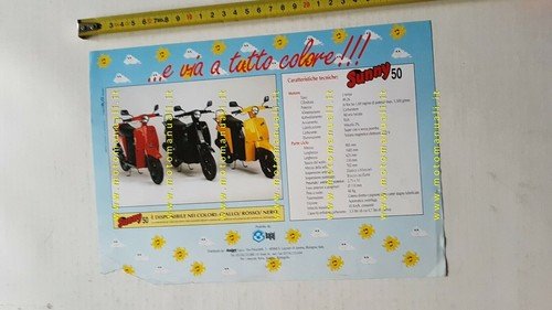 Bajay Sunny 50 scooter depliant originale italiano
